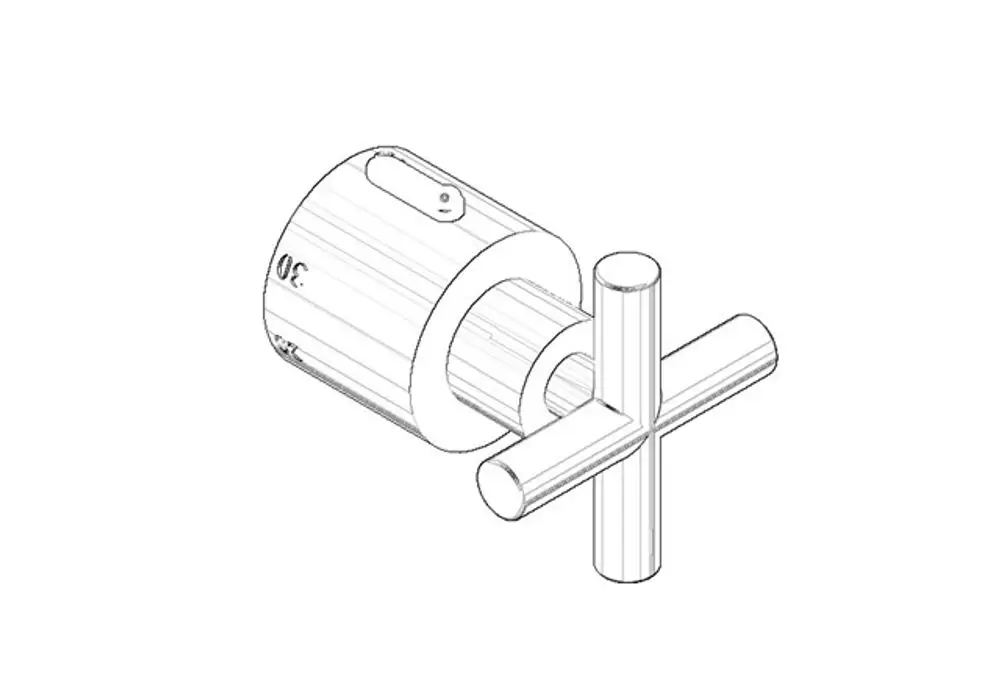 DORNBRACHT Griff ERSATZTEILE 11420890 Chrom, 11420890-00 Galeriebild 1